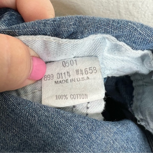 Vintage OshKosh B'gosh Toddler Denim Overalls Cotton Blue Medium Wash Size 2T - Picture 11 of 11